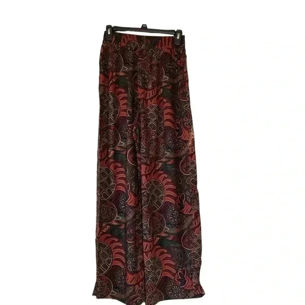From Rags to Richmans NWT Wide leg Contemporary Paisley Pants size Large